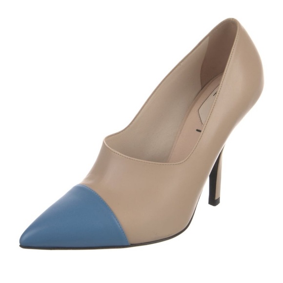 Fendi Leather Colorblock heels - Picture 1 of 5